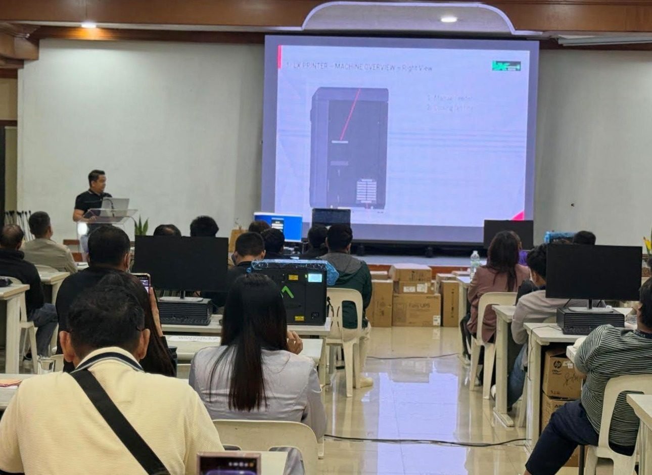 Conducting user training in Manila, 2025