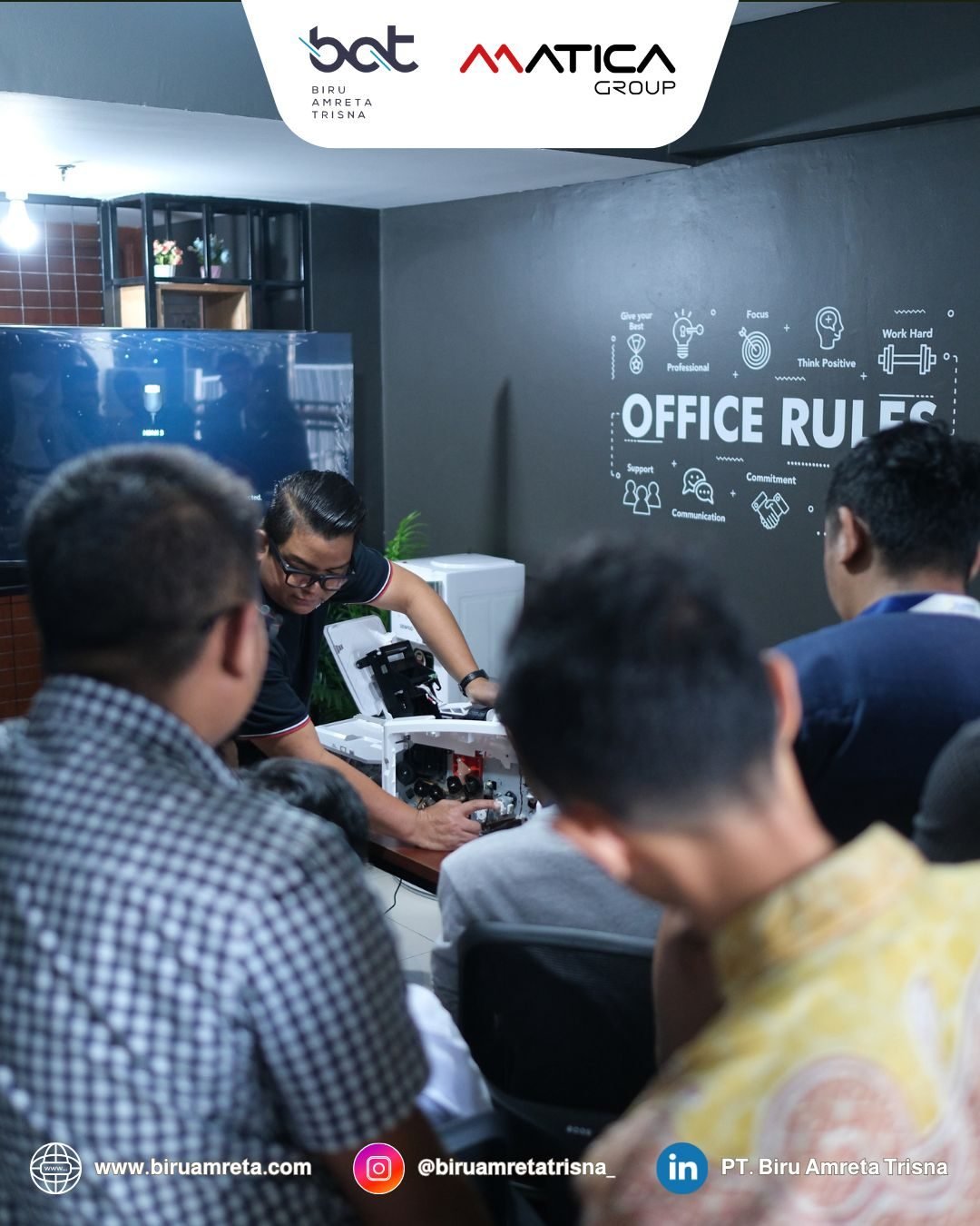 Partner training session in Indonesia