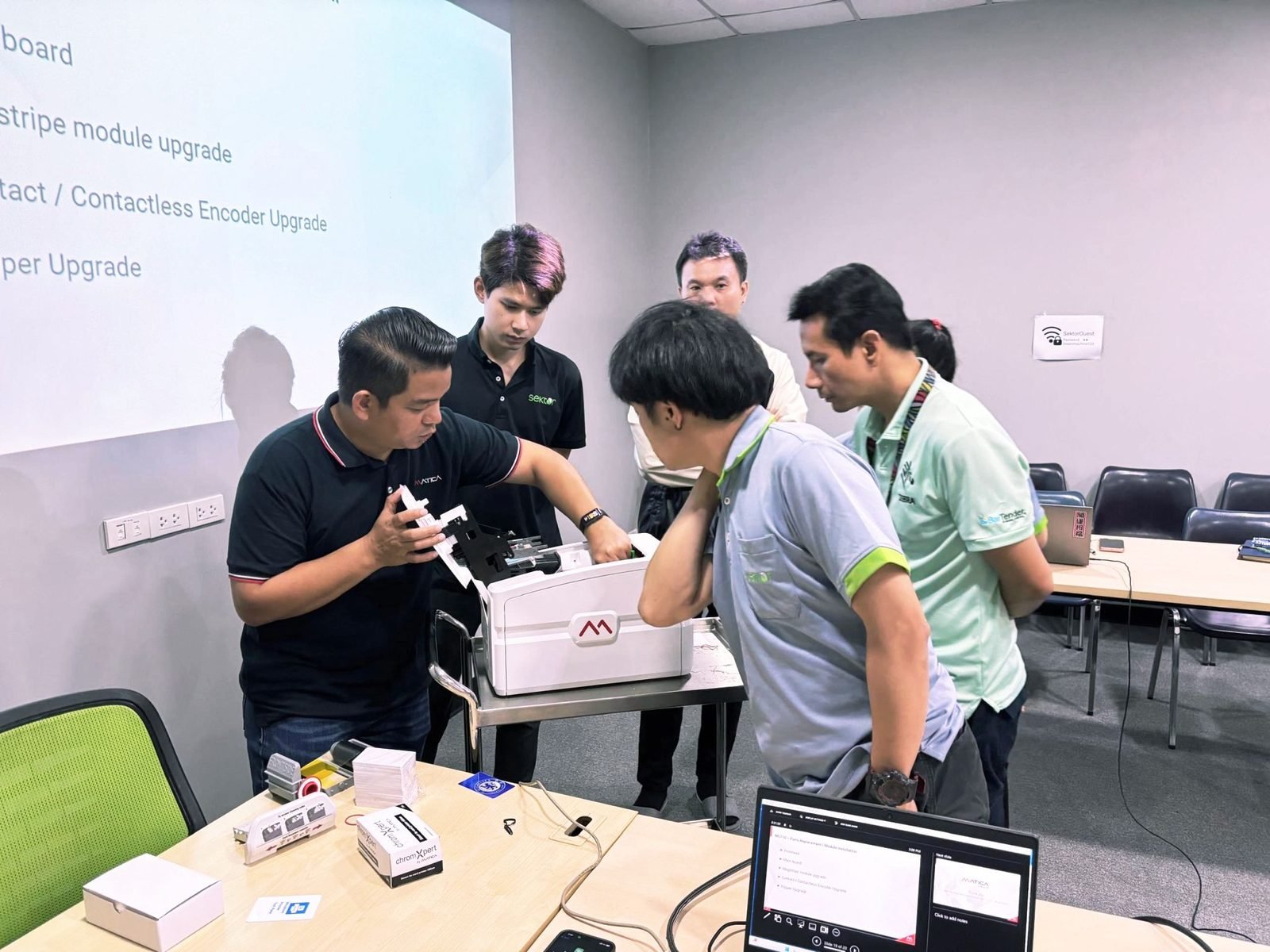 Hands-on partner training in Thailand