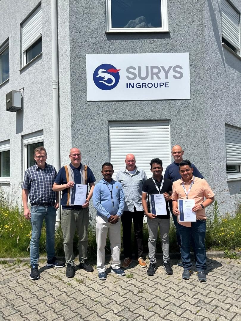 Certification day at SURYS IN Groupe, Germany